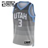 Dres Utah Jazz Keyonte George Nike 2025-26 City Edition Sivo Swingman - Dječji